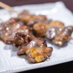 比内地鶏本格焼酎 海舟 - 2024.11 比内地鶏 ハツ串