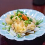 比内地鶏本格焼酎 海舟 - 2024.11 比内地鶏 皮ポン酢