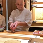 鮨つぐ - 大将に写真掲載OKいただきました