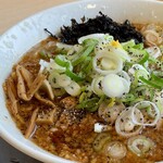 黒りりん - 背脂ブラックにんにく＋煮玉子