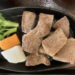 ステーキハウス寿楽 本店 - 那須和牛サイコロステーキ225g