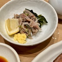 新宿割烹 中嶋 - 鰯の刺身ハーフ