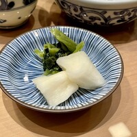 新宿割烹 中嶋 - お漬物が美味しい