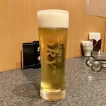 杏樹亭 岸根店 - 「生中（Asahiスーパードライ）（税抜￥680）」