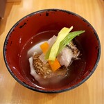 いざかや しん - 甘鯛松笠焼き出汁仕立て(リクエスト料理)です(o^^o)