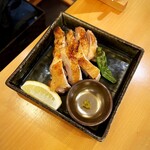 いざかや しん - 阿波尾鶏塩焼きです(o^^o)