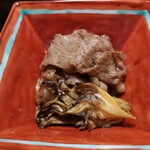 よし町 - 【止肴】常陸牛“煌”と舞茸のすき焼き