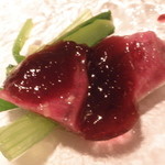 紅芯大根ハイビスカスソース