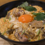 宮崎風土 くわんね - 親子丼定食＠税込1,800円│土曜12:45頃訪問 →12:52着席