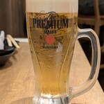 肉汁水餃子 餃包 - 生ビール　715円