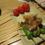 Pontochou Tanrakuya Toriume - おまかせ野菜串セット