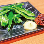 酒場 てつ - 《謹製 肉味噌》パリパリピーマン