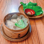酒場 てつ - 蒸し豚と包み野菜