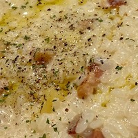 パージナ イタリアン ファイアワークス プラス カフェ ～薪焼きイタリアンとワイン～ - ベーコンとさつまいものリゾット