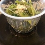 鰻 若菜館 - わさび菜のおひたし
