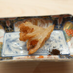 鮨 陸 - フカヒレ揚げ