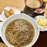 うさぎ - 幻の蕎麦・赤蕎麦のかけ蕎麦　かき揚げ付き！！