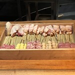 鶏匠 催 - 今日のメインの食材たち