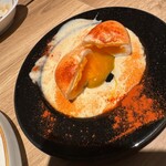 原価ビストロチーズプラス - 半熟卵とハニーマスタードのハーモニー♪