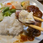 キッチン ブルー グローブ - 再びポテサラと共に