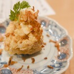 酒亭うり - 今日のポテサラとチョリソとスモークチーズ