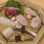 酒亭うり - お刺身六種盛り
