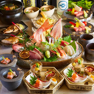 《全コース3時間飲み放題付》自慢の料理をごゆるりとご堪能