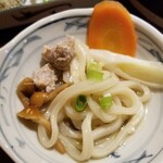 銀座 木屋 - 鶏肉・なめこ。