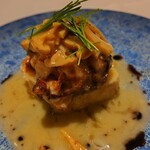 VANKA - 明石浦サワラと真鯛白子のムニエル_松茸のプールブランソース（絶品②）