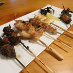 うなぎ屋酒坊・画荘 越後屋 - 26年5月　串盛り合わせ7種