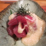 うなぎ屋酒坊・画荘 越後屋 - 26年5月　鮪山かけ