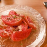 肉惣菜 徳 - トマトのマリネ