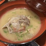 海鮮料理 人情庵 瑠李 - 甘鯛あら汁