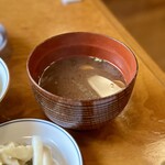 ぽん多本家 - 赤だし（なめこ）