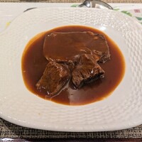 南蛮 銀圓亭 - ビーフ＆タンシチュー ... 無理を言ってハーフ＆ハーフにしていただきました