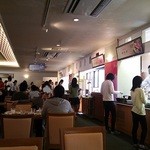 Enzeru gurandhia echigo nakazato - 食事中のレストラン内。