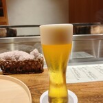 温石 - 最初は生ビール