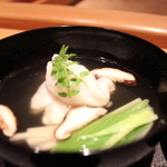 岩さき - <2014/05夜>椀物：あぶらめの吸い物