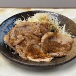 お食事 まるやま - リブロースしょうが焼き定食 ¥1900