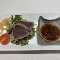 崎陽軒本店 嘉宮 - 旬の盛り合わせ前菜（かつおのたたき）