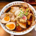 肉そばけいすけ - 肉そば味玉入り