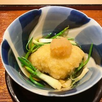 富小路 やま岸 - 河豚白子の揚げ出し