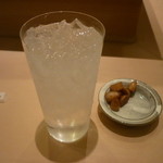 すし処 ひさ田 - 麦焼酎天草（熊本）水割り四杯目