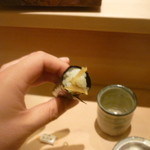 すし処 ひさ田 - 沢庵古漬けの巻物