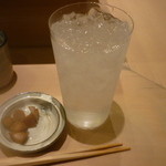 すし処 ひさ田 - 麦焼酎天草（熊本）水割り七杯目