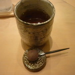 すし処 ひさ田 - ほうじ茶、あんこ玉