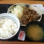 吉野家 - 牛カルビ定食550円