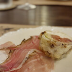 Nonna Nietta - 無花果のフリットと自家製生ハム　… 言葉はありません。