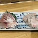 喫酒 フグさん - ヘダイとマツカワガレイ 珍しくて旨し！