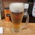 銀だら屋 - ・「ザ・プレミアムモルツ 大ジョッキ(¥640)」